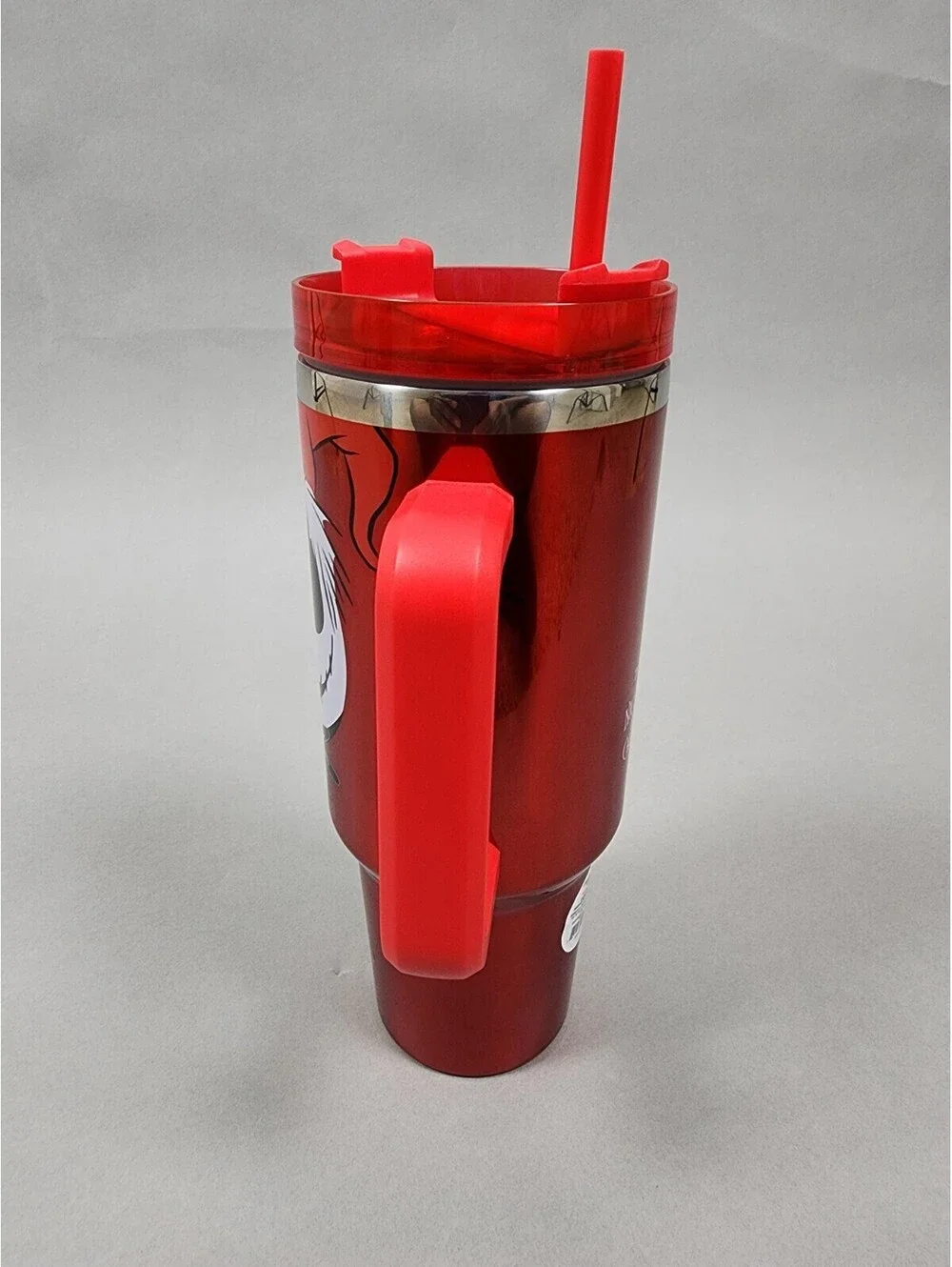 ❄️XMAS SALE OOGIE BOOGIE TUMBLER NIGHTMARE BEFORE CHRISTMAS RED 40OZ BRAND NEW!